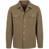 Suitable Suitabe Overshirt Herringbone Groen