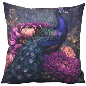 NOVÉE Sierkussen peacock bloom | 45x45 cm | katoen/polyester