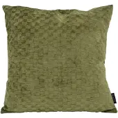 NOVÉE Chenille checker kussenhoes | 45x45 cm | polyester