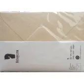 Rössler Papier Envelop c6 kraft 5 stuks