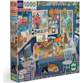 Eeboo Puzzle 1000 pièces Blue Kitchen