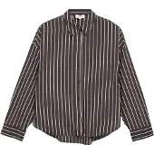 s.Oliver Blouse donkerbruin / wit