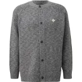 QS Gebreid vest grijs