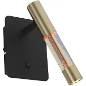 Steinhauer Wandlamp Alisio 4594ME luxe glas in messing met push dimmer