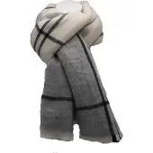 Sarlini Winter Sjaal Dames Sjaal Grijs-Beige