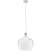 LUCANDE Hanglampe , Christo, dimbare, Wit, Eetkamer, Glas, Designer