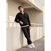 Tommy Life Heren Polyester Sweatshirt en Broek Set