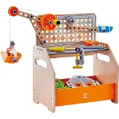 Hape Werkbank - 58 Onderdelen - Junior Uitvinder - - OneSize - Gereedschap