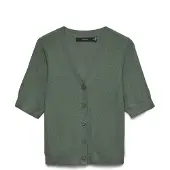 Vero Moda Gebreid vest 'VMNEWLEX' groen