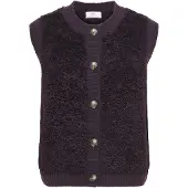 JDY Gebreid vest aubergine