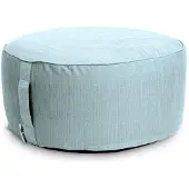 Unique living - Opblaasbare poef Senna - Light Blue - 55x55x25cm