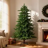 vidaXL Kunstkerstboom 120 cm PVC en Metalen Groen