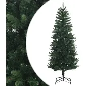 vidaXL Artificial Hinged Christmas Tree 150 cm PE en PVC Groen