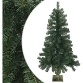 vidaXL - Mini - Kerstboom - 120 - cm - PVC - Groen