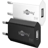 Goobay 44949 - USB-oplader 5 W - 1x USB-A-poort - Zwart