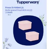Tupperware diepvriesdozen set van 2 (400 ml)