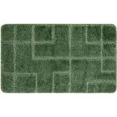 Dywany Łuszczów Zachte Antislip Badkamermat 60x100 cm - Groen met Lijnen