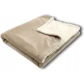 Mu Polar Minky Baby Deken 75x100 cm - Zacht Beige/Ecru