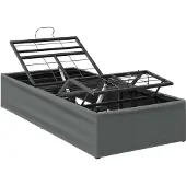 vidaXL Elektrisch Verstelbaar Bed Frame Donkergrijs