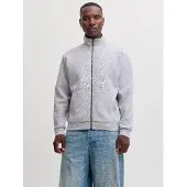 Jack & Jones Sweatvest 'JJEBradley' lichtgrijs