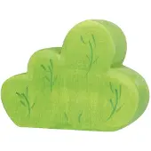 Holztiger Figurine - - 80232 - Struik - Hout - Handgeschilderd - Groen