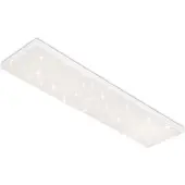 Briloner - LED Plafonniére - plafondlamp dimbaar - met lichtrand - sterrendecoratie - incl. afstandsbediening - kleurtemperatuurregeling, 38 Watt - 3.800 lumen - wit