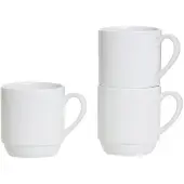 Ritzenhoff & Breker koffiebekers BIANCO, wit porselein, 245 ml, 6 stuks