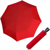 Doppler Automatische Paraplu Rood - Compact & Windbestendig