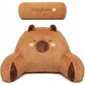 Pixel Grote Capibara Leeskussen met Armleuningen - Ergonomisch & Zacht