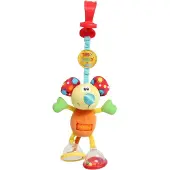 Playgro Hangspeeltje Mimsy de Muis - Hangspeeltje - Kinderwagenspeeltje - Rammelaar - Kinderwagenaccessoire - Buggyaccessoire- Educatief Speelgoed - Knuffeldier