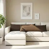 vidaXL Kussensloop HEERLEN Bruin 40 x 145 cm Stof
