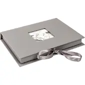 Walther design FB-112-X Fun - Foto bewaardoos - Formaat 20 x 15 x 3 cm - 70 Foto's 13 x 18 cm - Grijs
