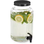 Zeller - Glazen pot met kraan KITCHEN ESSENTIALS, 3900 ml