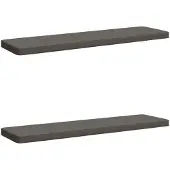 vidaXL 2-delige Bankkussens VUGHT 2 st 100% Polyester Grijs