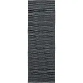 vidaXL Tapijt Runner ORIZ 1150 gsm Zwart gaaspatroon