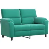 vidaXL Bank Turquoise 154 x 85 x 93 cm fluweel