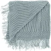 Unique living - Plaid Palma Beach Blue -130x160cm
