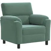 vidaXL Bank Zeegroen 94 x 85 x 93 cm fluweel