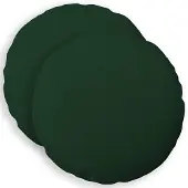 vidaXL Kussensloop 2 st HEERLEN Donkergroen Diam. 50 cm Stof