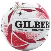 Gilbert netbal wedstrijdbal maat 5 - Eclipse Match Ball wit.