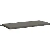 vidaXL Bankkussen SOEST 100% Polyester Grijs 110 x 50 x 5 cm