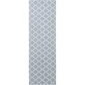 vidaXL Tapijt Runner ORIZ 1150 gsm Grijs en wit