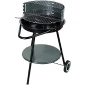 Floraland Koolgrill met rondom grillrooster en spieß, op wielen, 50 cm