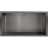 Wiesbaden Demis inbouwnis 30 x 60 x 10 cm gunmetal