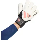 Adidas Predator Match Fingersave Keepershandschoenen Wit Zwart Roze