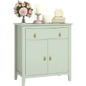 HOMCOM Dressoir Spaanplaat 80x40x90cm Groen