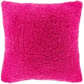 Unique living - Sierkussen White Xmas - fuchsia - 53x53cm