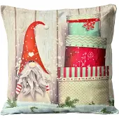 Piruu Kerst Kussenhoes 45x45 cm - Decoratieve Sierkussenhoes