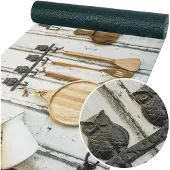 ANRO Keukenloper Cucina Keukengerei Grijs 200x52cm – Antislip Gangloper Tapijtloper 3 mm Laagpolig