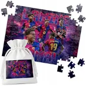 WORLD CASE Merkloos Puzzel Barcelona Voetbal 120 Stukjes